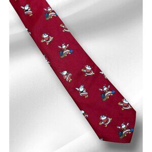 VTG Santa Claus Neck Tie G Rinoldi Christmas Tie Whimsical Novelty Holiday Party